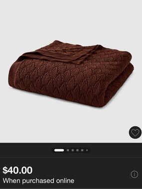 Jeremiah Brent Home Pointelle Throw